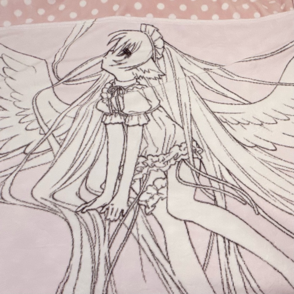 idang club angel blanket pink